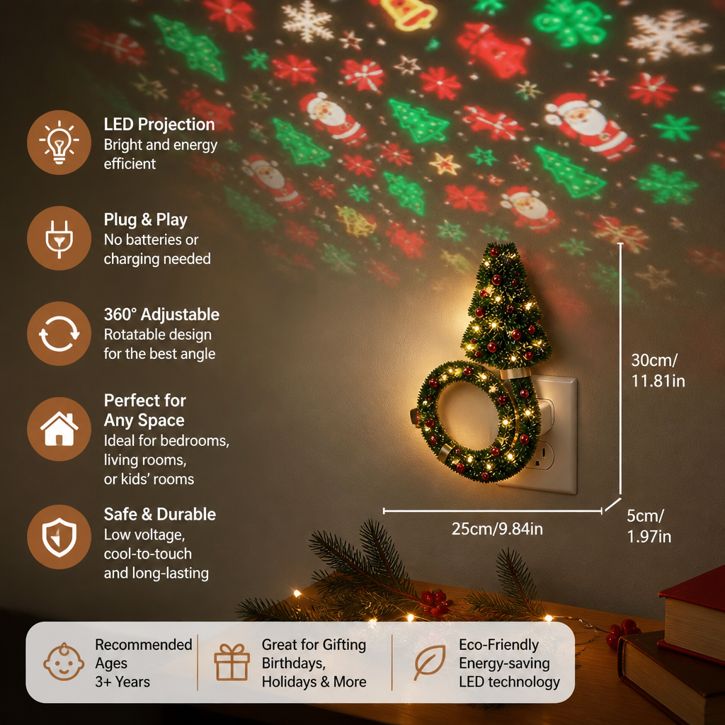 Christmas Tree Projector Lamp
