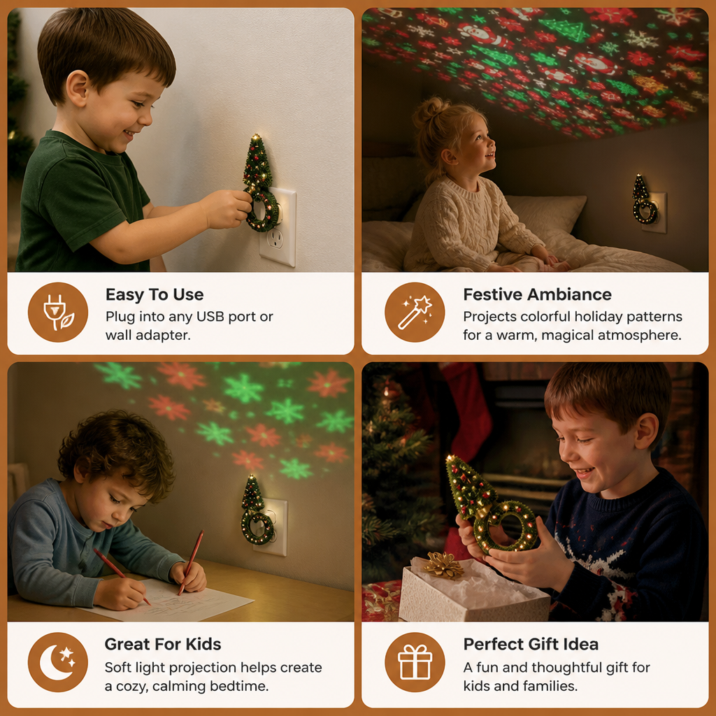 Christmas Tree Projector Lamp