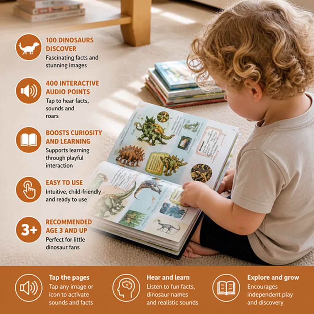 Interactive Talking Dinosaur Encyclopedia Book