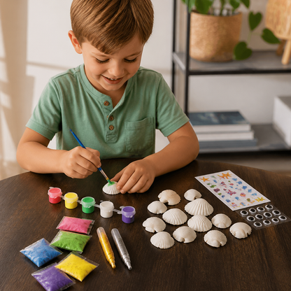 Glow in the Dark Sea Shell Painting & Craft Kit