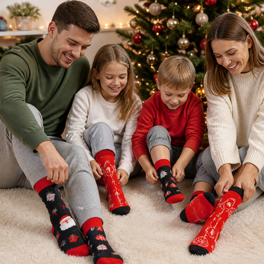 24-Days Christmas Socks Advent Calendar