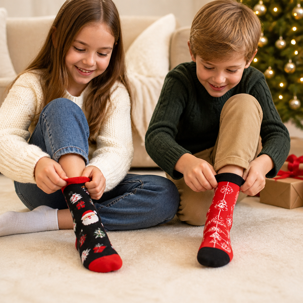 24-Days Christmas Socks Advent Calendar