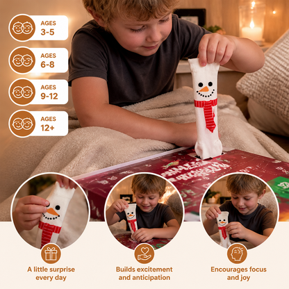 24-Days Christmas Socks Advent Calendar