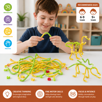DIY Twisty Sticks – Creative 3D Building & STEM Construction Set