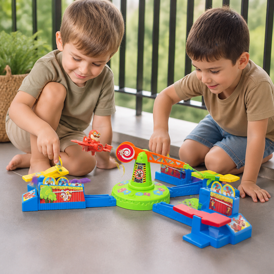 Interactive Multiplayer Flying Plane Family Board Game