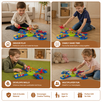 Interactive Multiplayer Flying Plane Family Board Game
