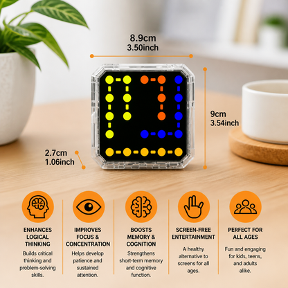 Smart Line LED Logic Puzzle Game – 800+ Brain Challenge Levels