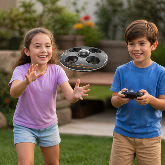 Remote Control LED Flying Saucer Drone