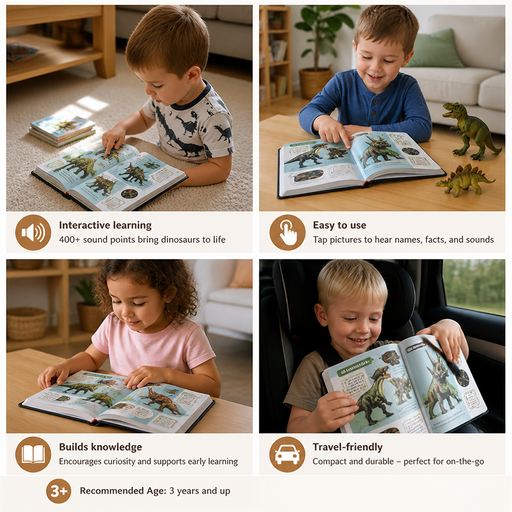 Interactive Talking Dinosaur Encyclopedia Book