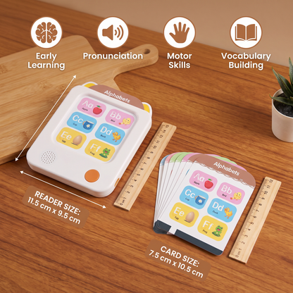 Kids’ Interactive English Flash Card Reader – Educational Learning Toy