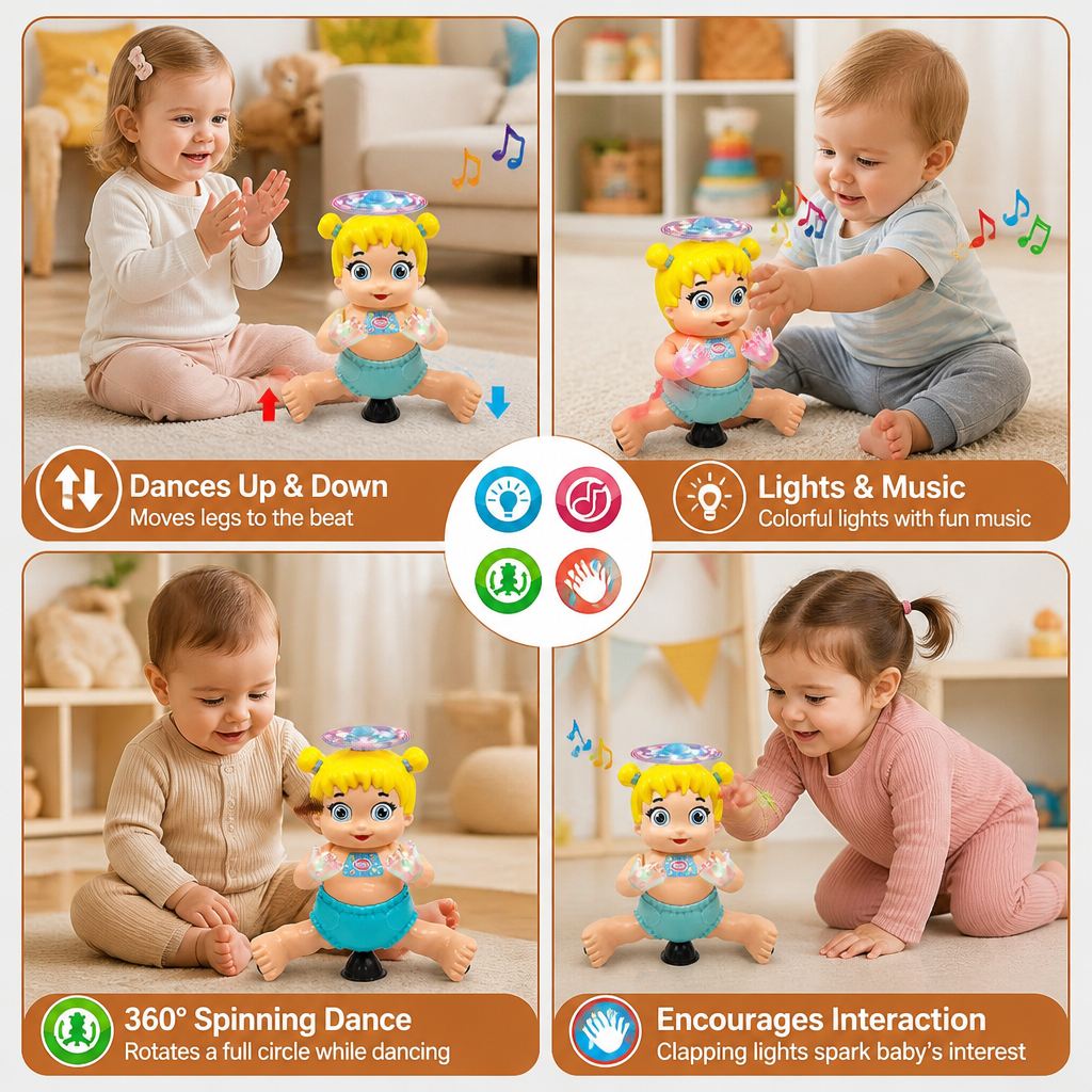 360° Dancing Doll Toy