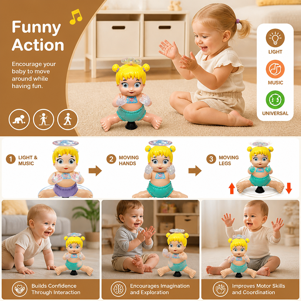 360° Dancing Doll Toy