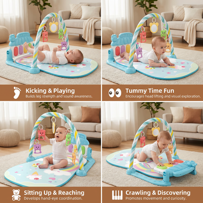 Musical Baby Pedal Piano for Limbs Coordination and Visual & Auditory Training