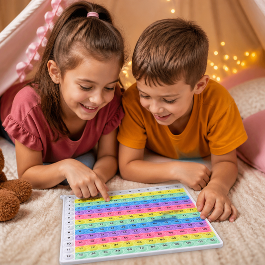 Rainbow Pop Math – Multiplication Fidget Learning Toy