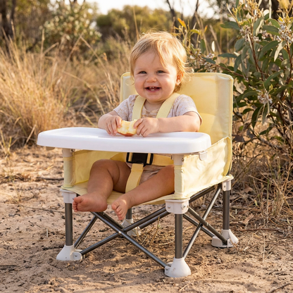 Foldable Baby Camping Chair with Tray for On the Go