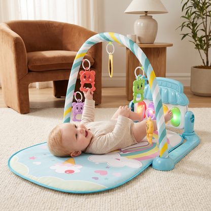 Musical Baby Pedal Piano for Limbs Coordination and Visual & Auditory Training