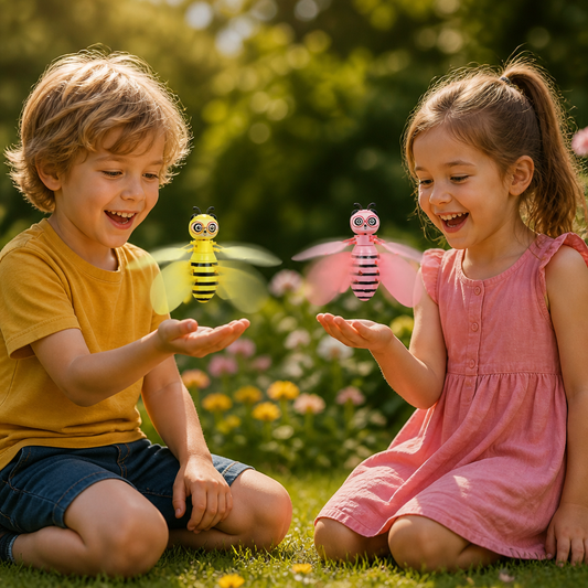 Hand-Controlled Flying Bee Toy with Motion Sensor and LED Lights