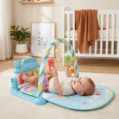 Musical Baby Pedal Piano for Limbs Coordination and Visual & Auditory Training