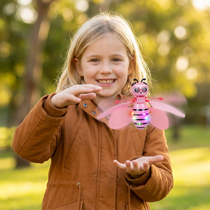 Hand-Controlled Flying Bee Toy with Motion Sensor and LED Lights