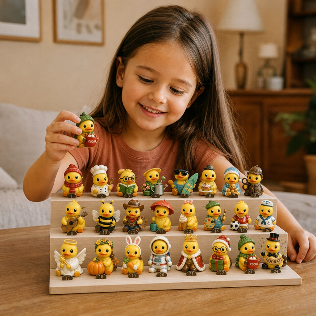 24-Day Magic Duck Advent Calendar with Collectible Mini Figurines