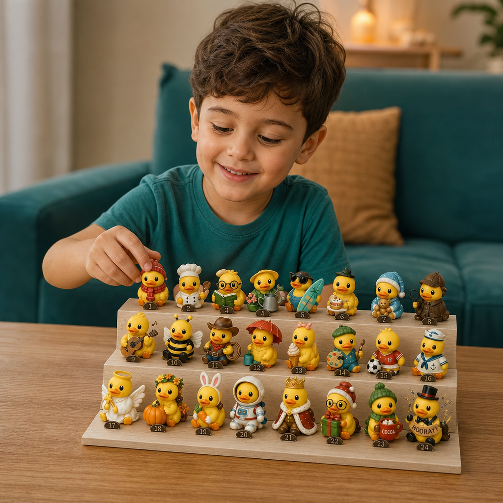 24-Day Magic Duck Advent Calendar with Collectible Mini Figurines