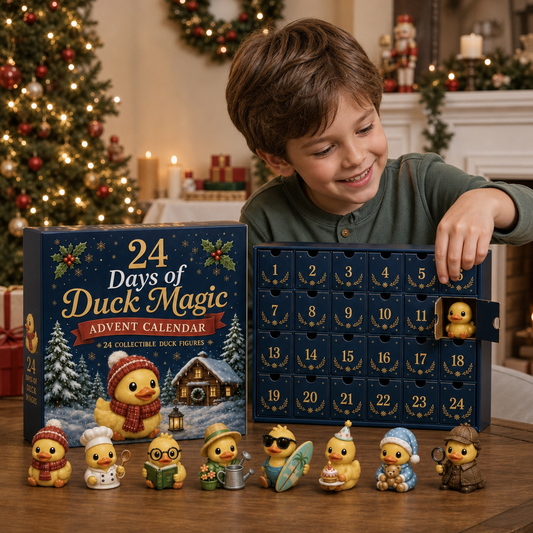 24-Day Magic Duck Advent Calendar with Collectible Mini Figurines