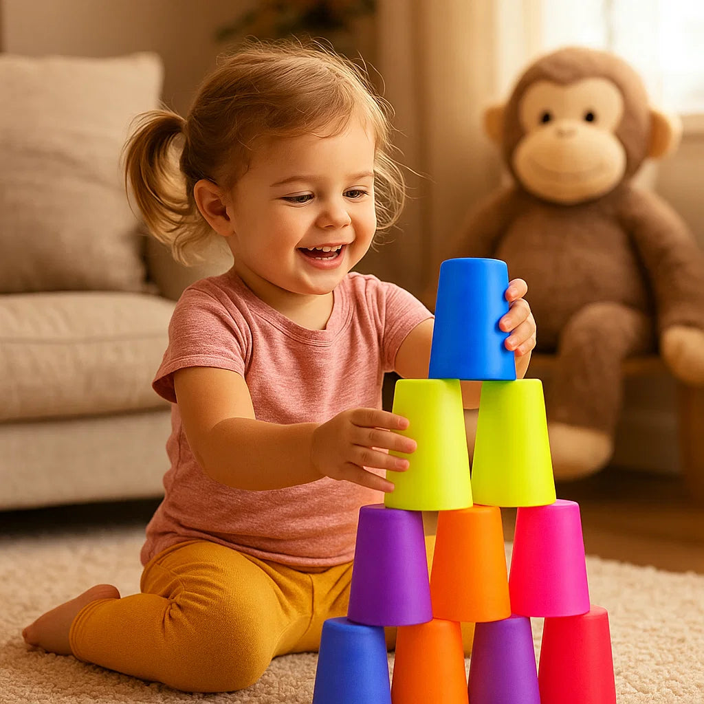 Montessori Cup Stacking Game