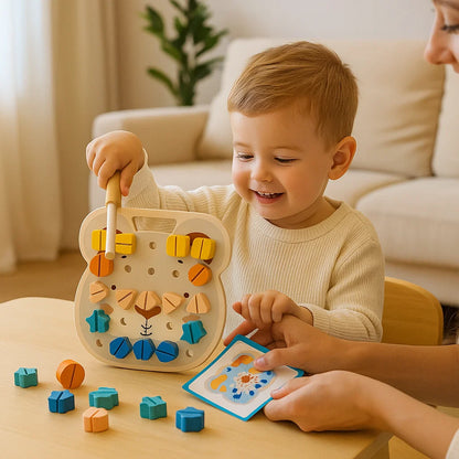 Montessori Colour Chart Bear Plate For Little Craftsmen