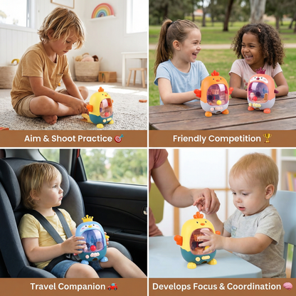 Interactive Chicken Ball Game for Kids – Aim, Shoot & Score Learning Toy
