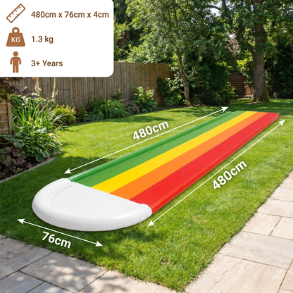Rainbow Water Slide – Inflatable Outdoor Slide for Kids & Family