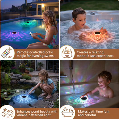 Floating Solar LED Light with Remote Control