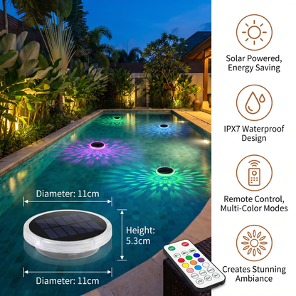 Floating Solar LED Light with Remote Control