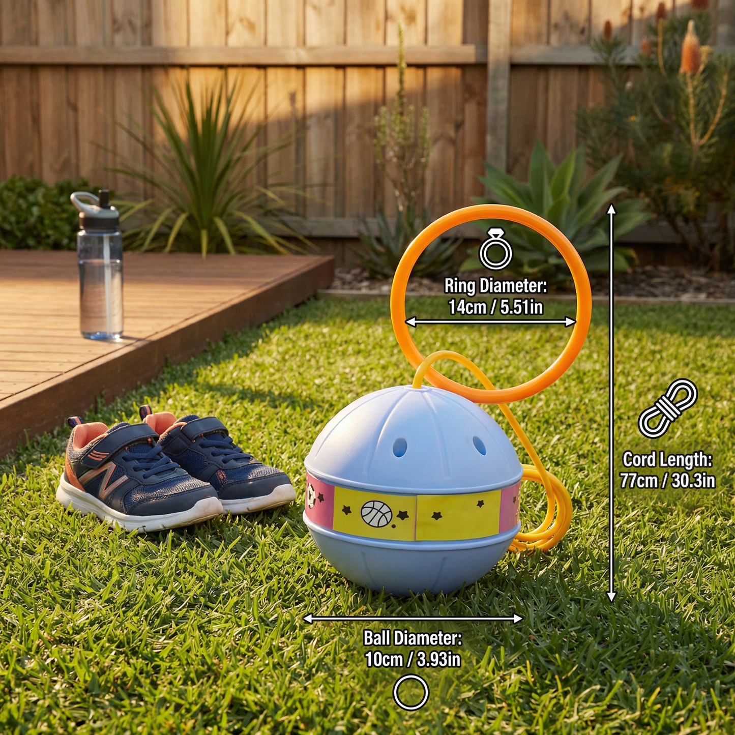 LED Ankle Skip Ball – Interactive Jumping Toy for Kids