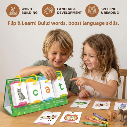 Learning Card Set for Kids – Flashcards for Word Building & Language Development