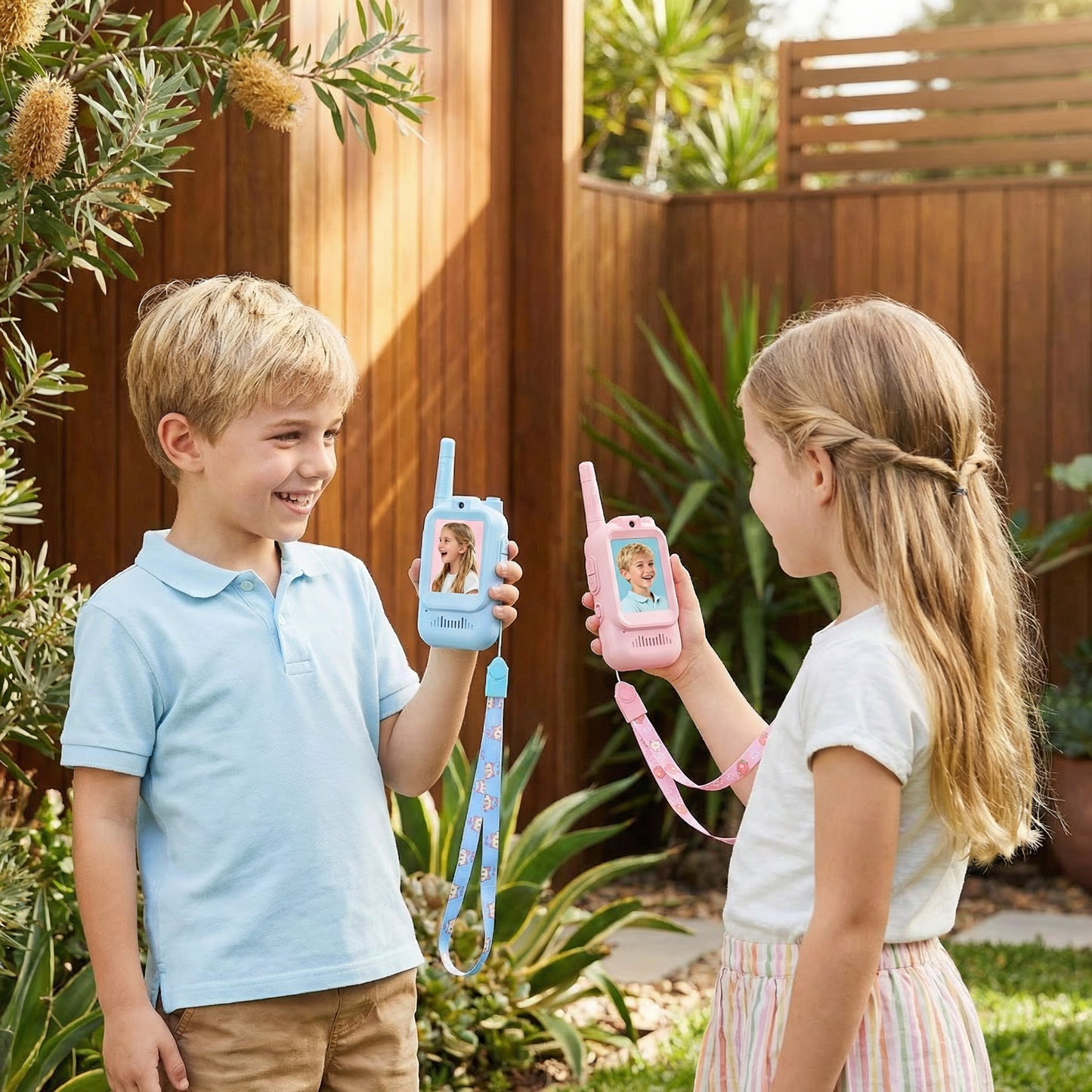 Kids' Video Walkie-Talkie 2-Pack – Radios with Camera & Screen