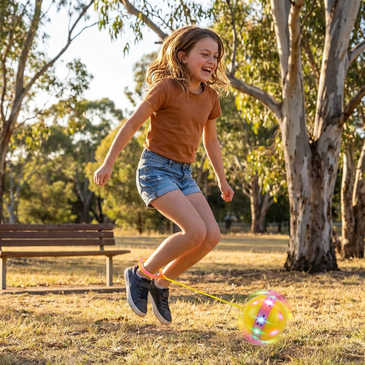 LED Ankle Skip Ball – Interactive Jumping Toy for Kids