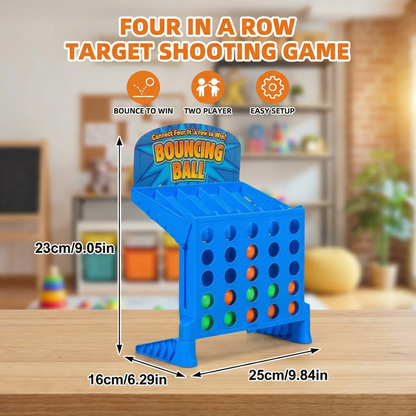 Four in a Row Target Shooting Game