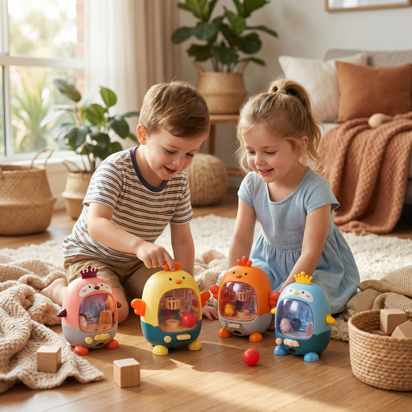 Interactive Chicken Ball Game for Kids – Aim, Shoot & Score Learning Toy