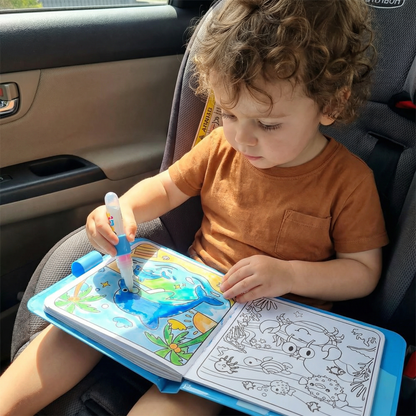 Magic Water Drawing Book – Reusable Mess-Free Colouring Fun