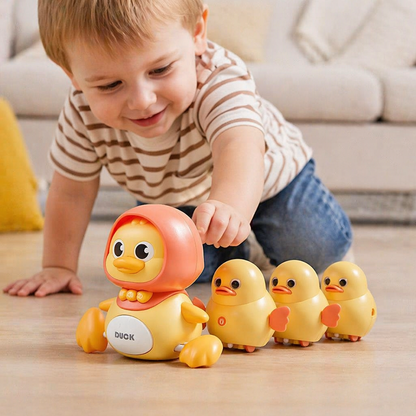 Musical Duck Family Crawling & Learning Toy for Babies