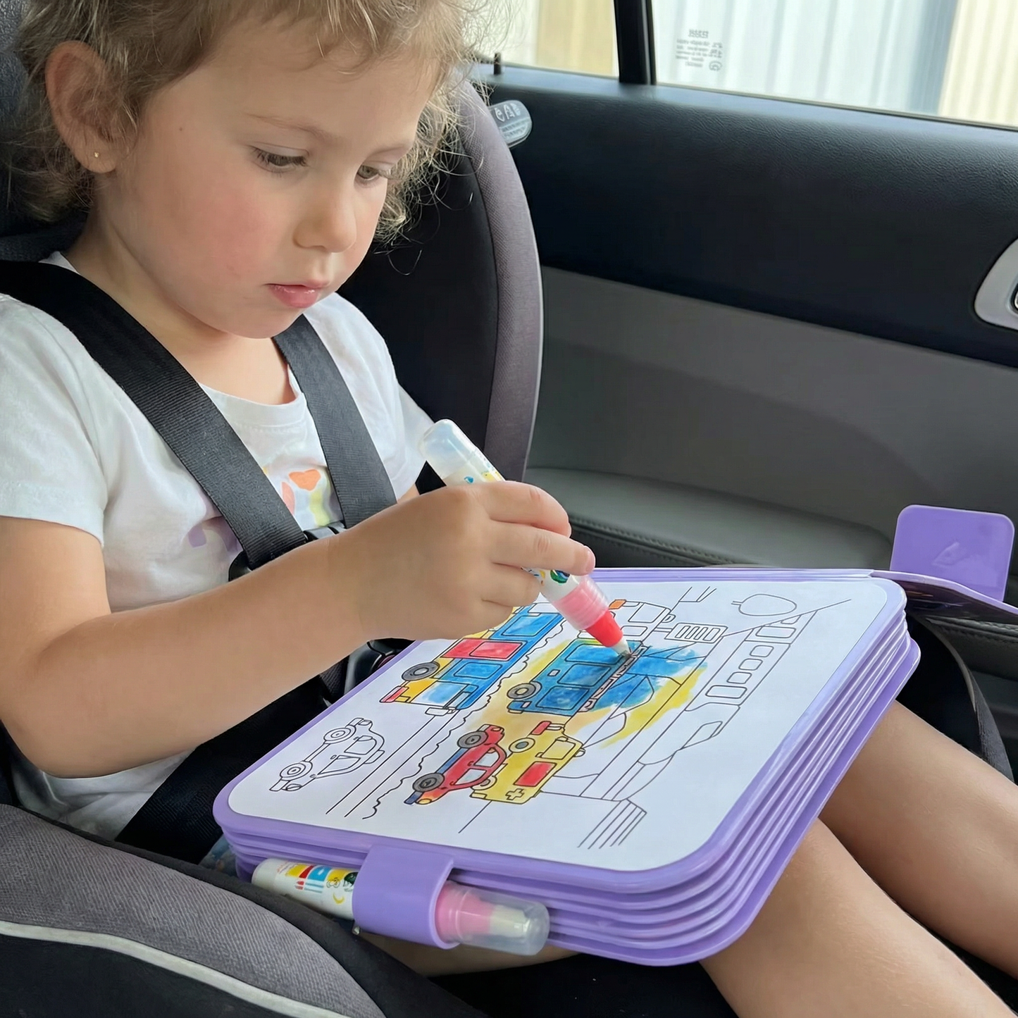 Magic Water Drawing Book – Reusable Mess-Free Colouring Fun