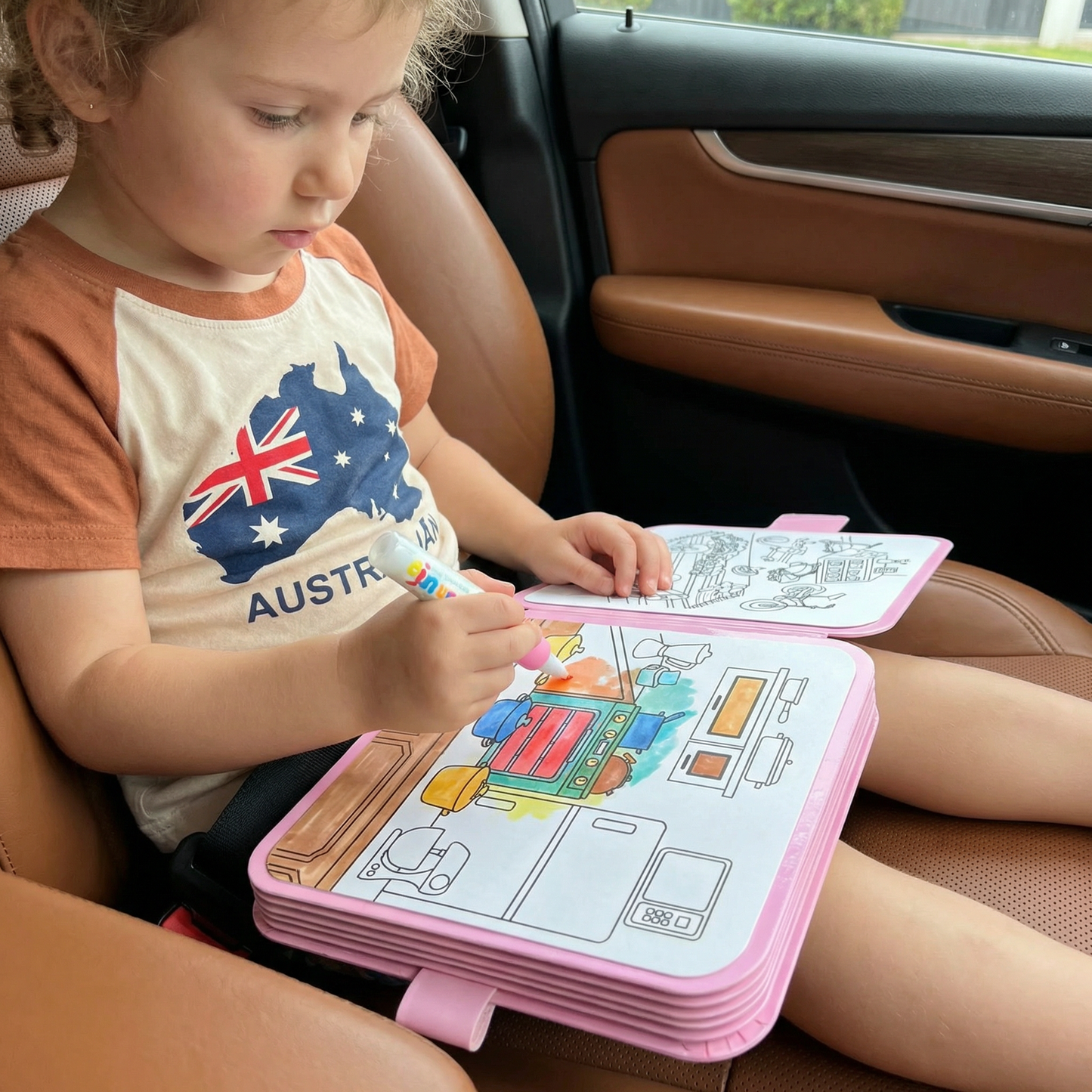Magic Water Drawing Book – Reusable Mess-Free Colouring Fun