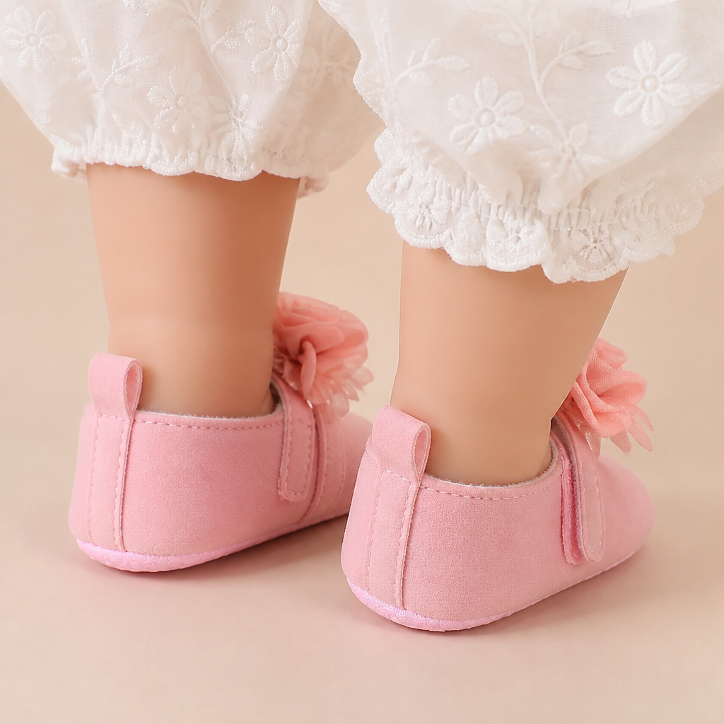 Rose Flower Mary Jane Shoes