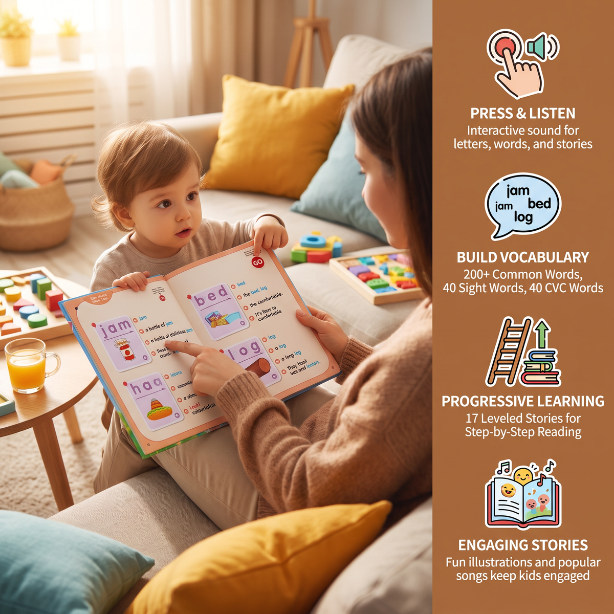 My First Leveled Reading Sound Book – Interactive Reading & Literacy