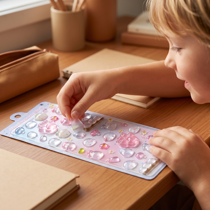 3D Squishy Pet Paw Stickers – Cute Puffy Stickers for Kids