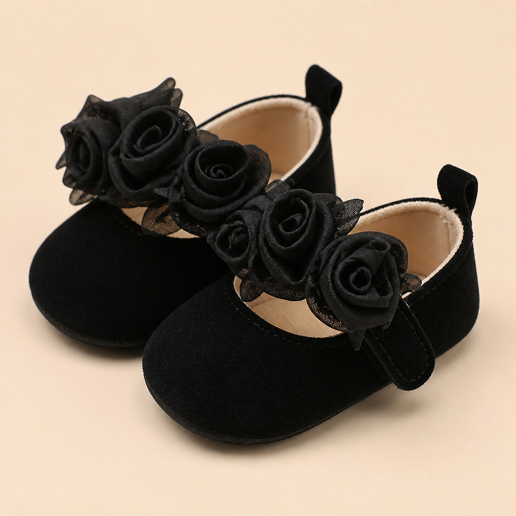 Rose Flower Mary Jane Shoes