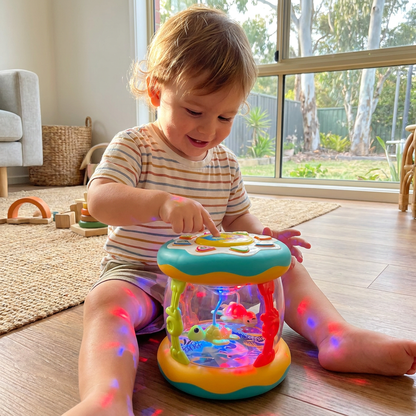 Interactive Musical Toy with Lights – Montessori Sensory & Soothing Lullaby Toy
