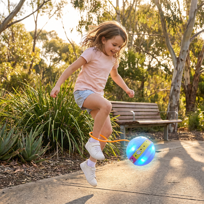 LED Ankle Skip Ball – Interactive Jumping Toy for Kids