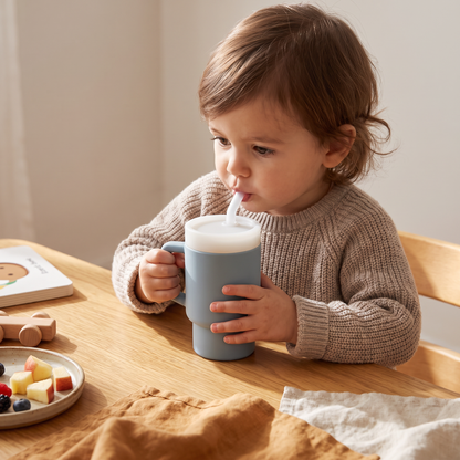 Leakproof Silicone Toddler Straw Cup