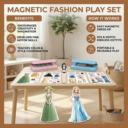 Magnetic Fashion Play Set for Children